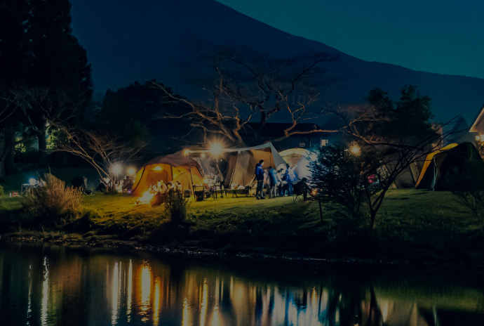 Photo of camping and snowy landscapes