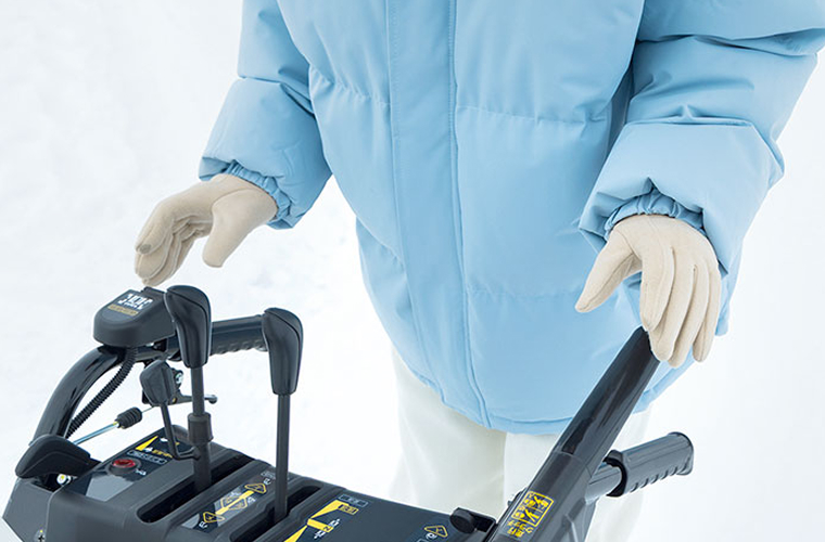 安心停止デッドマンクラッチ機構の写真